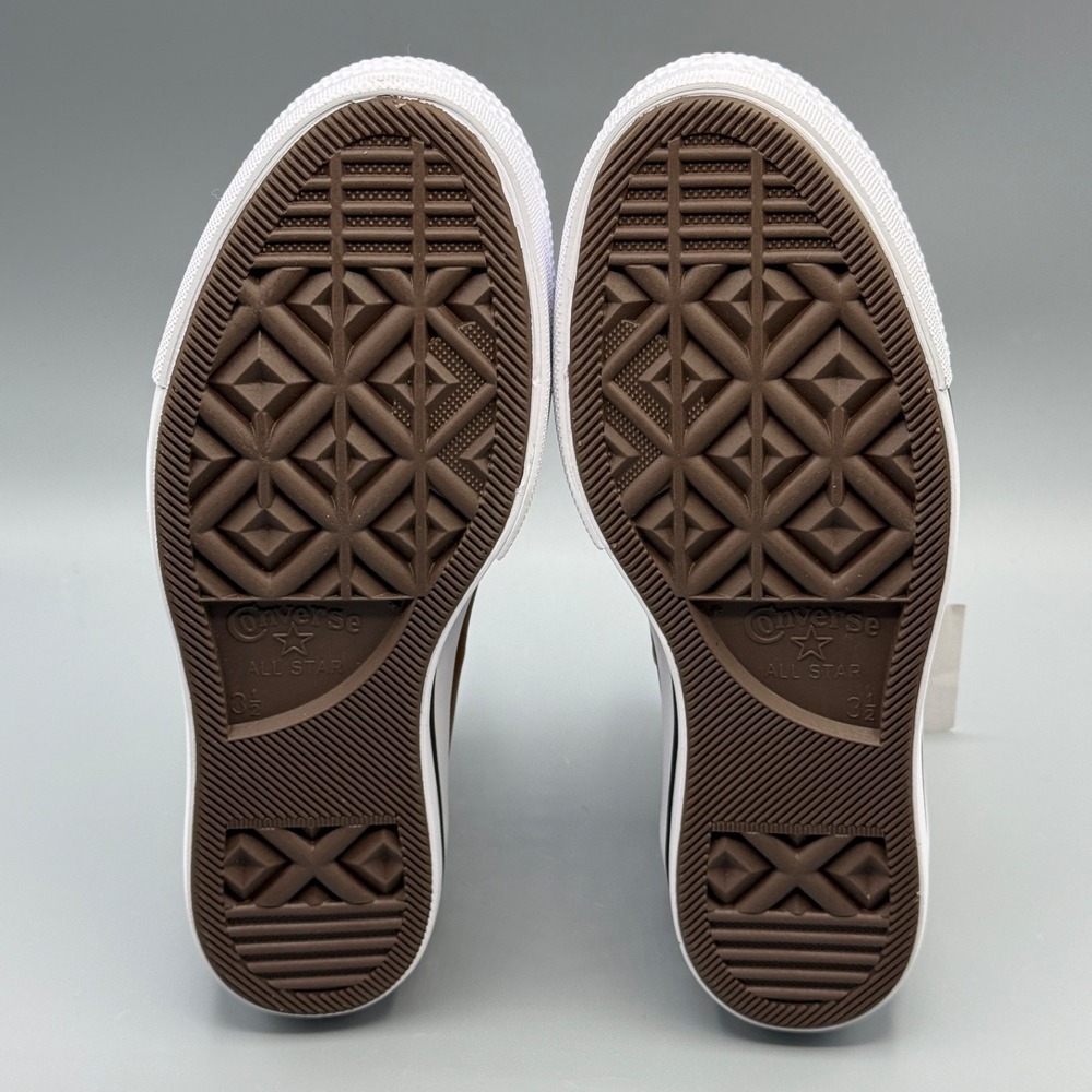 Converse Women's 5.5 Platform Sneakers Leather Brown CTAS Lift Hi A14907C - Picture 8 of 11